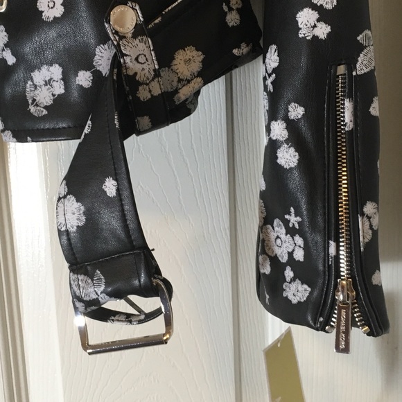 SOLD on Merc! Michael Kors Faux Leather Jacket NWT - Picture 8 of 8